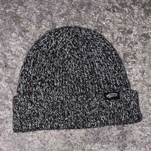 Vans Black and Grey Knit Beanie
